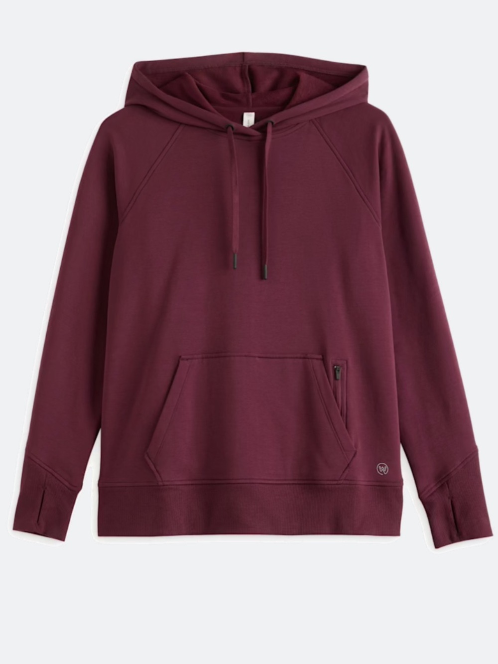 Wandersoft Dark Purple Medium Fleece Hoodie